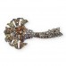 Hair Barrette - 12 PCS Crystal Hair Barrette - HC-FS912